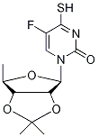 5'-DEOXY-2',3'-O-ISOPROPYLIDENE-4-THIO-5-FLUOROCYTIDINE-13C,15N2 Structural