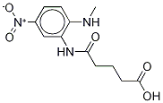 Glutaric Acid-2-methylamino-5-nitromonoanilide-d3 Structural