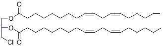 rac-1,2-Dilinoleoyl-3-chloropropanediol-d5 Structural