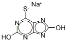 Thiouric Acid-13C3 Sodium Salt Dihydrate Structural