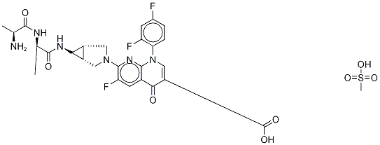 Alatrofloxacin-d4 Mesylate Structural