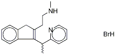 rac-N-DeMethyl DiMethindene-d3 Structural