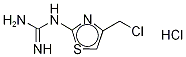 1-(4-Chloromethyl-2-thiazoyl)guanidine-13C3 Hydrochloride Salt Structural