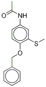 O-Benzyl-S-(methyl-D3)-3-thioacetaminophen Structural