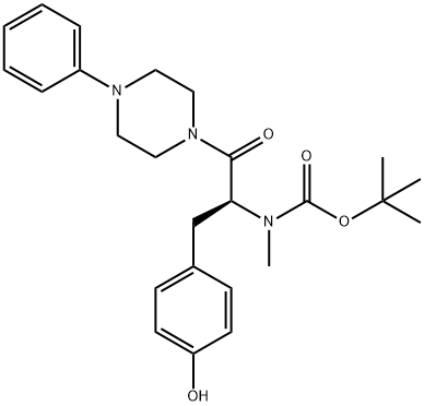 1-[(S)-N-tert-Boc-N-methyltyrosyl]-4-phenylpiperazine