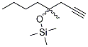 rac-4-Methyl-4-[(trimethylsilyl)oxy]-1-octyne Structural