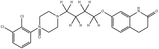 Aripiprazole-d8 N4-Oxide Structural