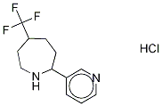 Hexahydro-2-(3-pyridinyl)-5-(trifluoroMethyl)-1H-azepine Hydrochloride Structural