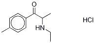 rac-N-Ethyl-4-Methyl Cathinone-d5 Hydrochloride Structural