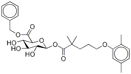 Gemfibrozil-d6 1-O-β-D-Glucuronide Benzyl Ester Structural