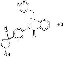 rac cis-3-Hydroxy Apatinib-d4 Hydrochloride  Structural