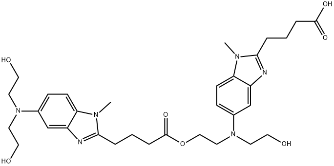 Bendamustine Deschloro Dimer Impurity Structural