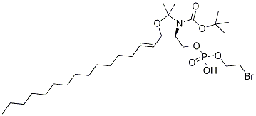 N-BOC-[N-3-O-ISOPROPYLIDENE]-1-(-BROMOETHYL)PHOSPHORYL-D-ERYTHRO-SPHINGOSINE