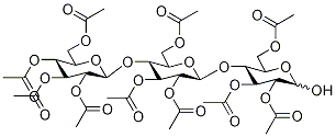 D-CELLOPENTOSE HEXADECAACETATE Structural