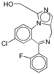 a-Hydroxymidazolam-13C3, 8-Chloro-6-(2-fluorophenyl)-1-hydroxymethyl-4H-imidazo[1,5a][1,4]benzodiazepine-13C3,,1'-HYDROXYMIDAZOLAM-13C3