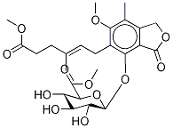 METHYL 6-[METHYL-B-D-GLUCURONATO]MYCOPHENOLATE Structural