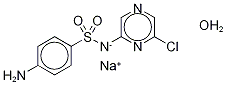 Sulfachloropyrazine sodium monohydrate Structural
