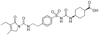 trans-Carboxy Glimepiride-d5 Structural