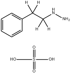 Phenelzine-d4 Sulfate Structural