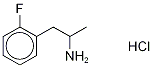 rac 2-Fluoro Amphetamine-d6 Hydrochloride Structural