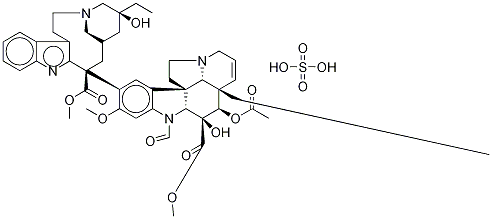 Vincristine-d9 Sulfate Structural