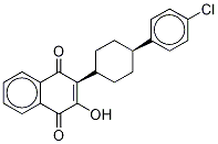 Atovaquone-D5 Structural