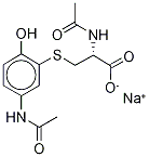 3-[N-Acetyl-L-cystein-S-yl] Acetaminophen, Sodium Salt-D5 (Major) Structural