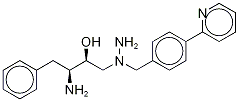 Des-N-(methoxycarbonyl)-L-tert-leucine Atazanavir-d5 Trihydrochloride