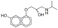rac 7-Hydroxy Propranolol-d5 Structural