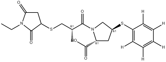 Zofenoprilat-d5 N-Ethyl Succinimide Structural