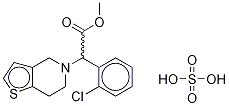 rac Clopidogrel-d7 Hydrogen Sulfate Structural