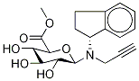 Rasagiline N-β-D-Glucuronide Methyl Ester Structural