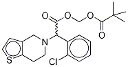 rac Clopidogrel [(tert-Butylcarbonyl)oxy]Methyl Ester Structural