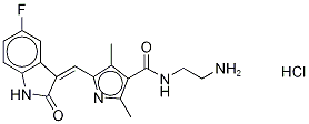 N,N-Didesethyl Sunitinib-d4 Hydrochloride Structural