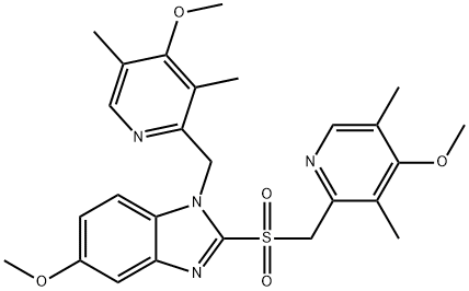 N-(4-Methoxy-3,5-diMethyl-2-pyridinyl)Methyl OMeprazole Sulfone Structural