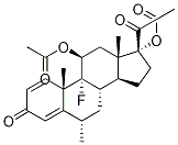 FluoroMetholone 11,17-Diacetate Structural