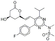 ROSUVASTATIN LACTONE-D6 Structural
