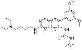 N-[2-[[4-(DIETHYLAMINO)BUTYL]AMINO-6-(3,5-DIMETHOXYPHENYL)PYRIDO[2,3-D]PYRIMIDIN-7-YL]-N'-(1,1-DIMETHYLETHYL)UREA