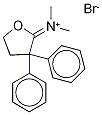 Dimethyl-D6-(tetrahydro-3,3-diphenyl-2-furylidene)ammonium Bromide Structural