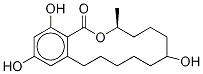 Zeranol-d5(Mixture of Diastereomers) Structural
