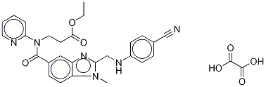 DeacetaMidine Cyano Dabigatran-d3 Ethyl Ester Oxalate Structural