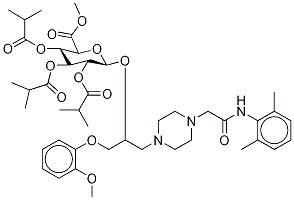 Ranolazine 2,3,4-Tri-O-isobutyryl-β-D-Glucuronide Methyl Ester (Mixture of diastereoMers) Structural