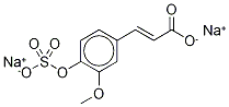 Ferulic Acid 4-O-Sulfate Disodium Salt Structural