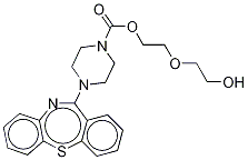 Quetiapine Carboxylate-d4  Structural