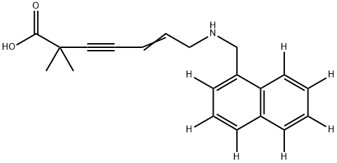 N-DESMETHYLCARBOXY TERBINAFINE-D7 Structural