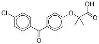 FENOFIBRIC-D6 ACID Structural