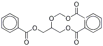 2-(Acetoxymethoxy)-1,3-propanediyl-D5 Dibenzoate Structural