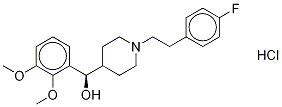 Volinanserin-d4 Hydrochloride Salt Structural