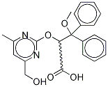 rac 4-Hydroxymethyl Ambrisentan-d3 Structural