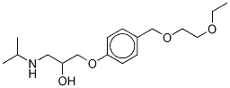 O-Desisopropyl-O-ethyl Bisoprolol HeMifuMarate Structural
